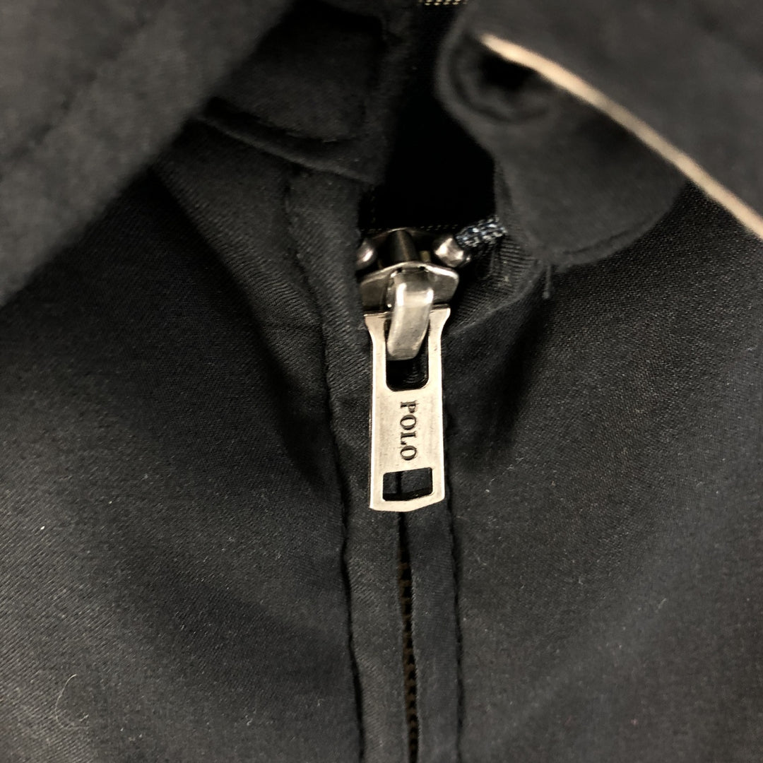Ralph Lauren POLO by Ralph Lauren Swing Top Sports Jacket Men's XL polyester black type Vintage Second Hand