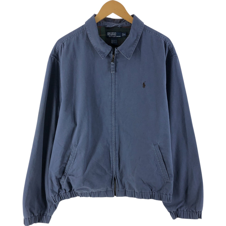 Ralph Lauren POLO by Ralph Lauren Swing Top Sports Jacket Men's XL cotton blue type Vintage Second Hand