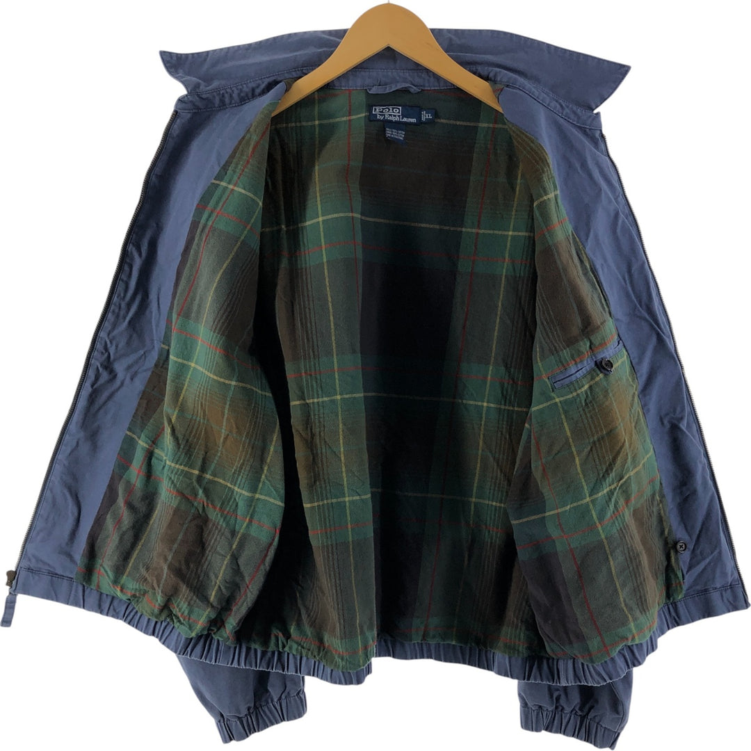 Ralph Lauren POLO by Ralph Lauren Swing Top Sports Jacket Men's XL cotton blue type Vintage Second Hand