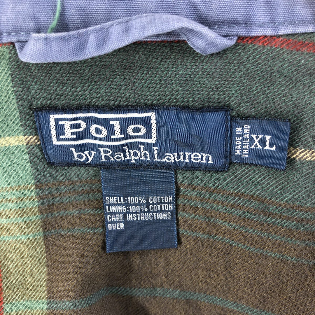 Ralph Lauren POLO by Ralph Lauren Swing Top Sports Jacket Men's XL cotton blue type Vintage Second Hand