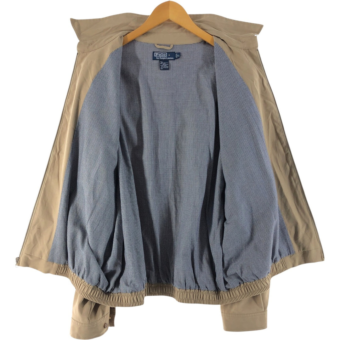 Ralph Lauren POLO by Ralph Lauren Swing Top Sports Jacket Men's XL polyester Beige type Vintage Second Hand