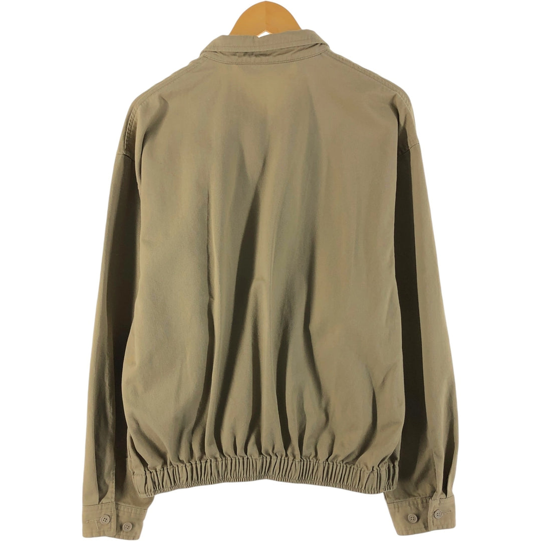 Ralph Lauren POLO by Ralph Lauren Swing Top Sports Jacket Men's L size cotton Beige type Vintage Second Hand