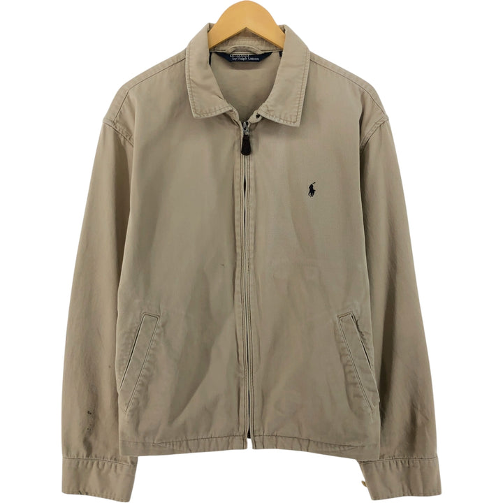 Ralph Lauren POLO by Ralph Lauren Swing Top Sports Jacket Men's XXL cotton Beige type Vintage Second Hand