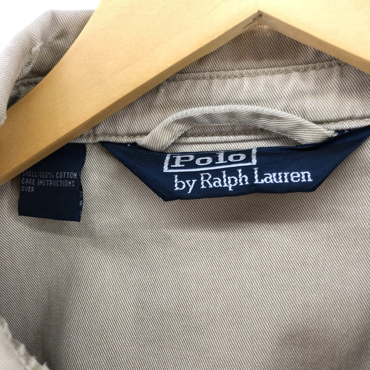 Ralph Lauren POLO by Ralph Lauren Swing Top Sports Jacket Men's XXL cotton Beige type Vintage Second Hand