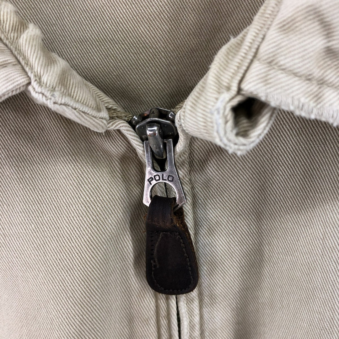 Ralph Lauren POLO by Ralph Lauren Swing Top Sports Jacket Men's XXL cotton Beige type Vintage Second Hand