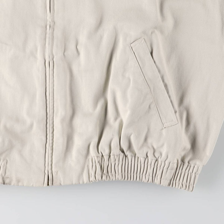 Ralph Lauren POLO by Ralph Lauren Swing Top Sports Jacket Made in Canada Men's L size cotton ivory Vintage Second Hand