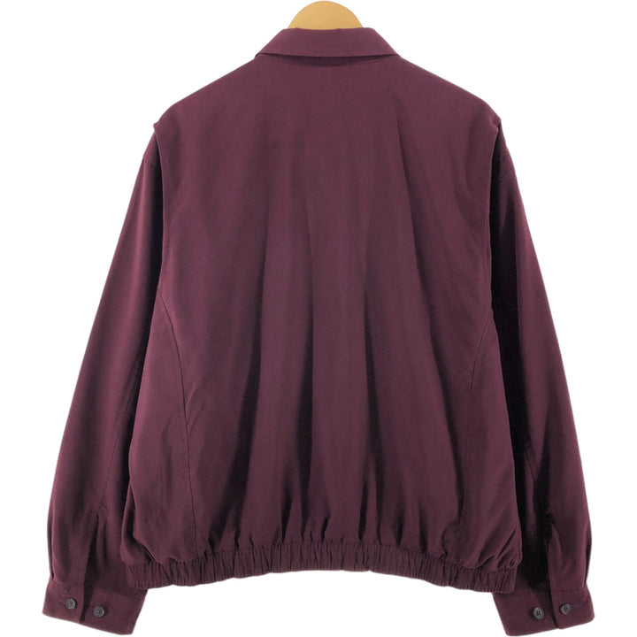 Ralph Lauren POLO by Ralph Lauren Swing Top Sports Jacket Men's L size polyester wine-red Vintage Second Hand