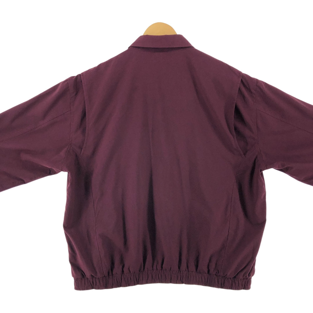 Ralph Lauren POLO by Ralph Lauren Swing Top Sports Jacket Men's L size polyester wine-red Vintage Second Hand