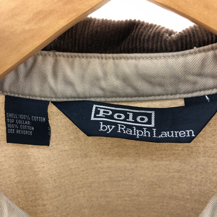 Ralph Lauren POLO by Ralph Lauren Swing Top Sports Jacket Men's L size cotton Beige type Vintage Second Hand