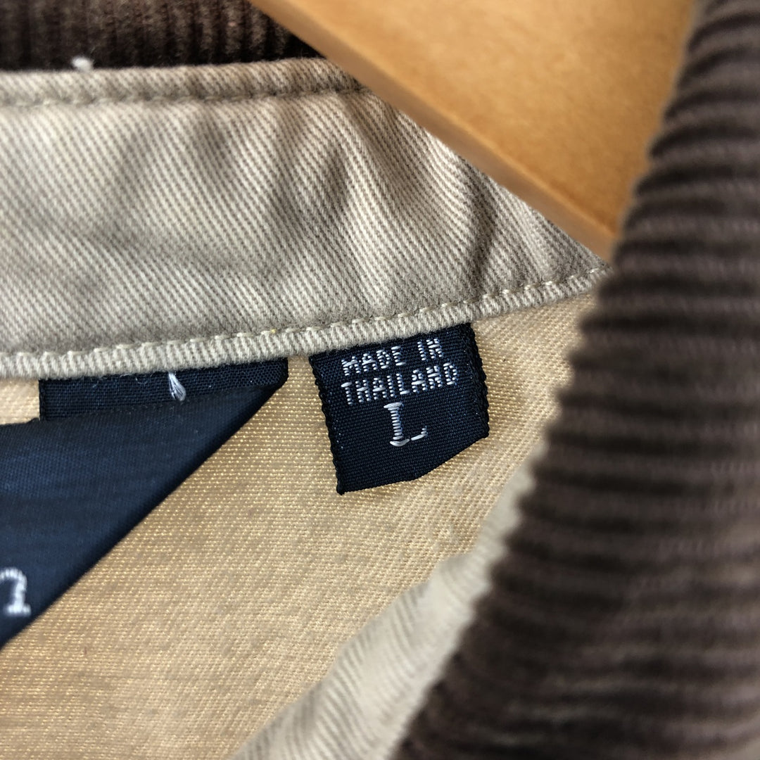 Ralph Lauren POLO by Ralph Lauren Swing Top Sports Jacket Men's L size cotton Beige type Vintage Second Hand