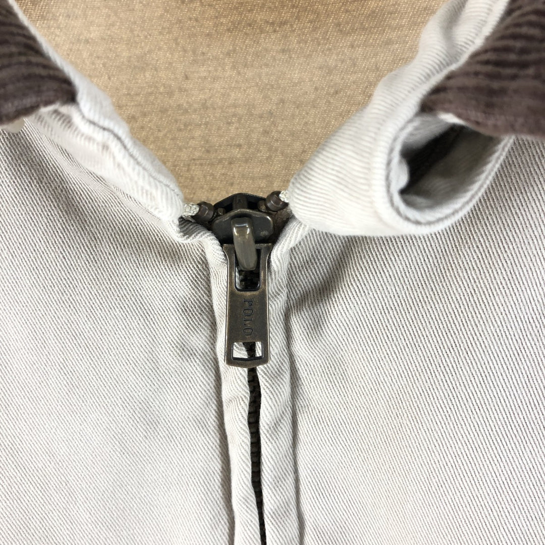 Ralph Lauren POLO by Ralph Lauren Swing Top Sports Jacket Men's L size cotton Beige type Vintage Second Hand