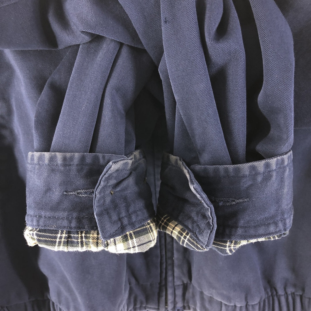 Ralph Lauren POLO by Ralph Lauren Swing Top Sports Jacket Men's L size cotton navy blue type Vintage Second Hand