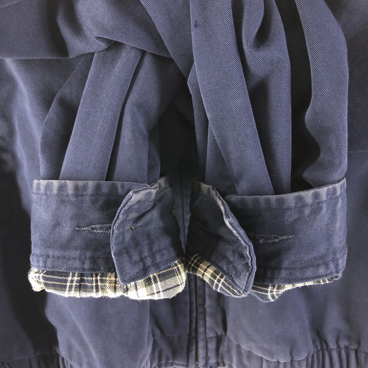 Ralph Lauren POLO by Ralph Lauren Swing Top Sports Jacket Men's L size cotton navy blue type Vintage Second Hand