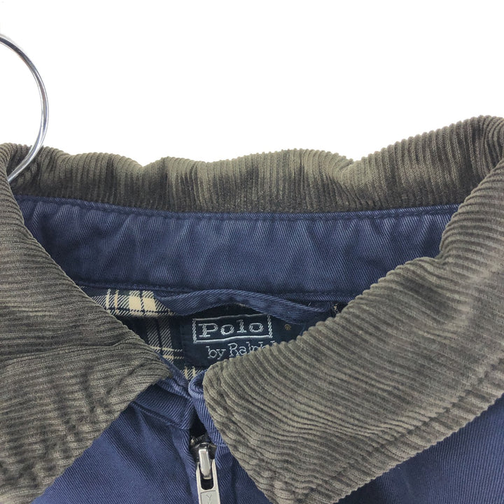 Ralph Lauren POLO by Ralph Lauren Swing Top Sports Jacket Men's L size cotton navy blue type Vintage Second Hand