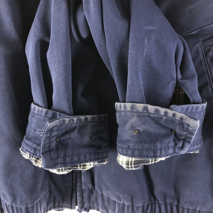 Ralph Lauren POLO by Ralph Lauren Swing Top Sports Jacket Men's L size cotton navy blue type Vintage Second Hand