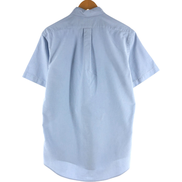 Ralph Lauren POLO by Ralph Lauren CUSTOM FIT short sleeve button down shirt, men's size M cotton Blue type light blue Vintage Second Hand