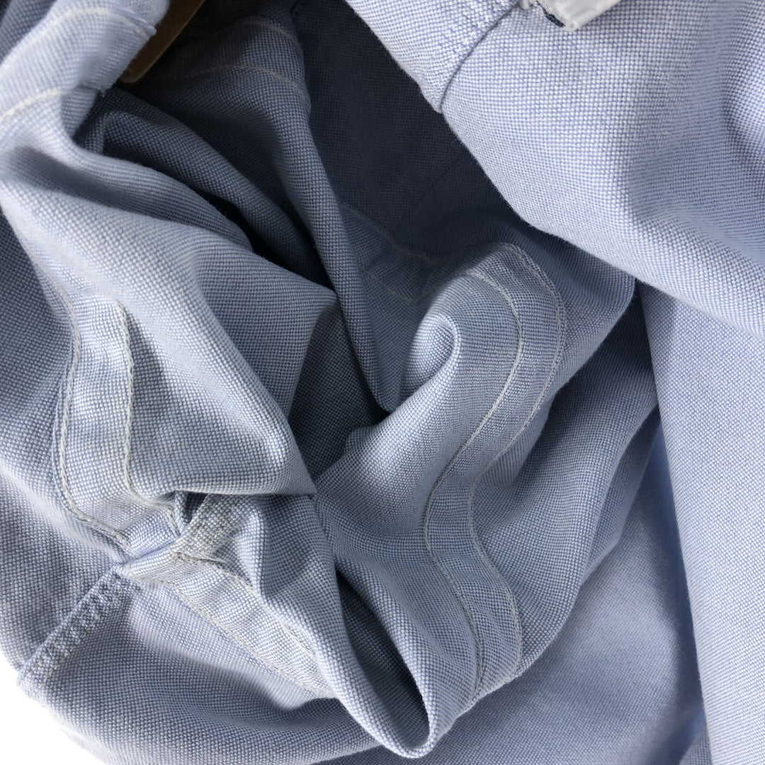 Ralph Lauren POLO by Ralph Lauren CUSTOM FIT short sleeve button down shirt, men's size M cotton Blue type light blue Vintage Second Hand