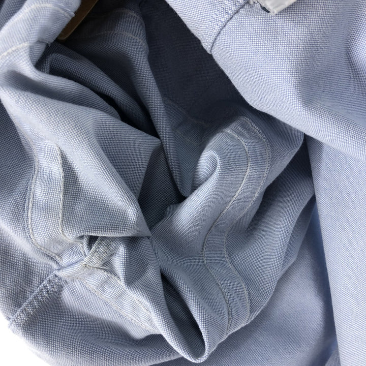 Ralph Lauren POLO by Ralph Lauren CUSTOM FIT short sleeve button down shirt, men's size M cotton Blue type light blue Vintage Second Hand
