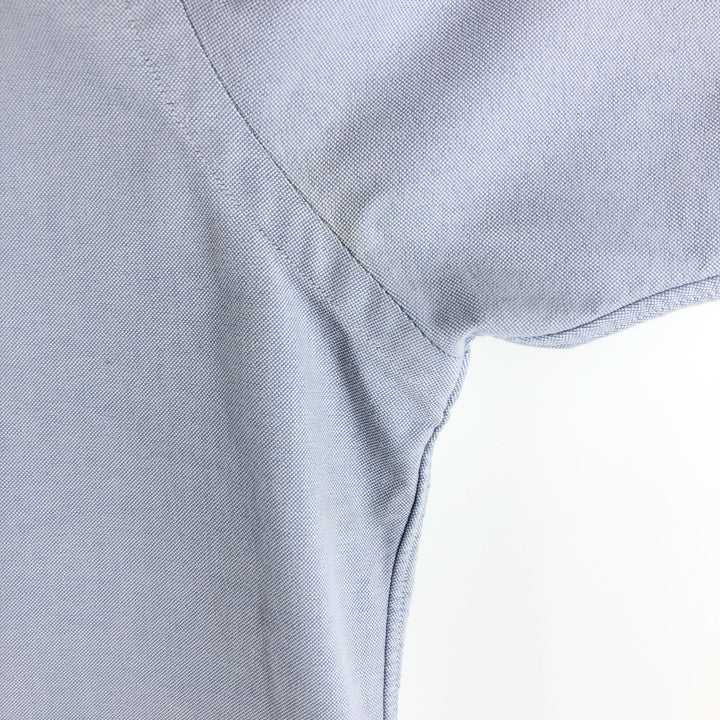 Ralph Lauren POLO by Ralph Lauren CUSTOM FIT short sleeve button down shirt, men's size M cotton Blue type light blue Vintage Second Hand