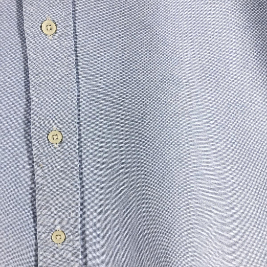 Ralph Lauren POLO by Ralph Lauren CUSTOM FIT short sleeve button down shirt, men's size M cotton Blue type light blue Vintage Second Hand