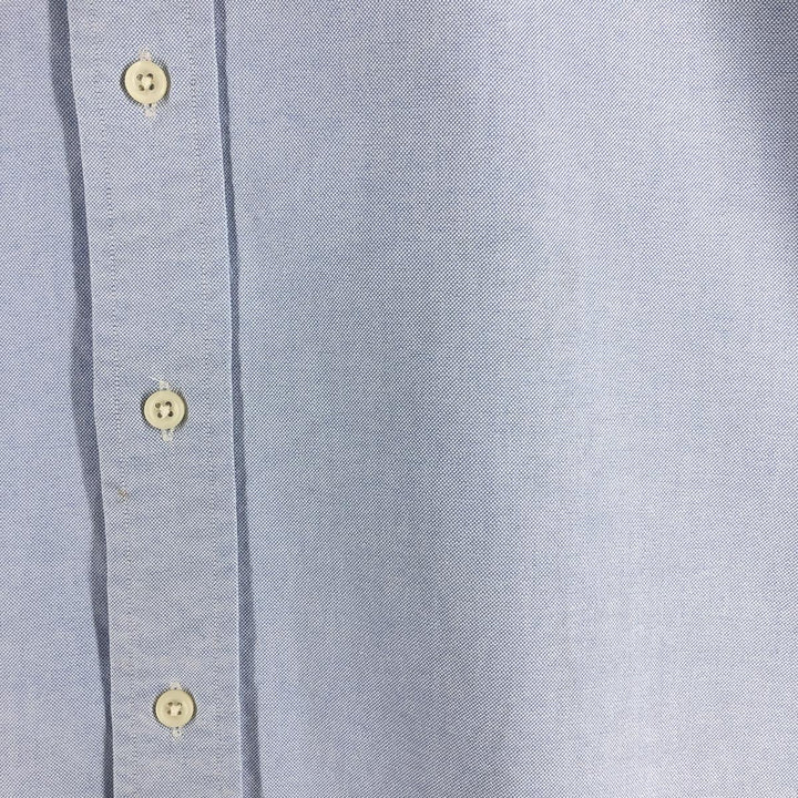 Ralph Lauren POLO by Ralph Lauren CUSTOM FIT short sleeve button down shirt, men's size M cotton Blue type light blue Vintage Second Hand