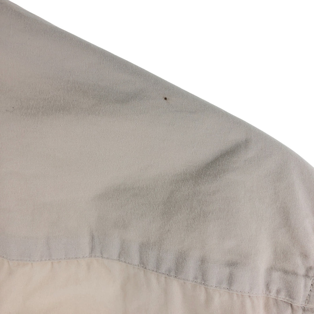 Ralph Lauren short sleeve button down shirt, men's size L cotton Beige type Vintage Second Hand