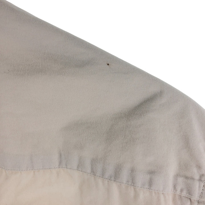 Ralph Lauren short sleeve button down shirt, men's size L cotton Beige type Vintage Second Hand