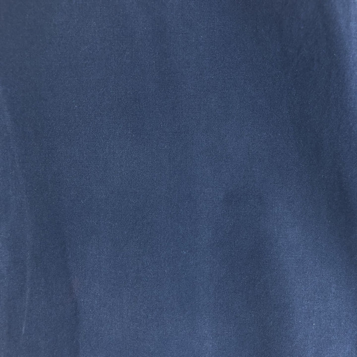 Ralph Lauren Classic Fit short sleeve button down shirt, men's size M cotton navy blue type Vintage Second Hand