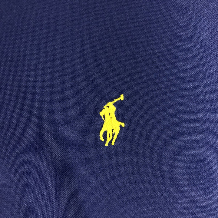 Ralph Lauren short sleeve button down shirt, men's size M cotton blue type Vintage Second Hand