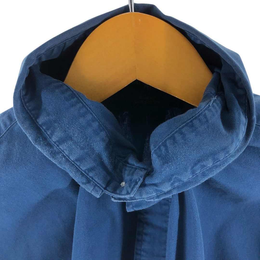 Ralph Lauren BLAKE short sleeve button down shirt, men's XL size cotton blue type Vintage Second Hand