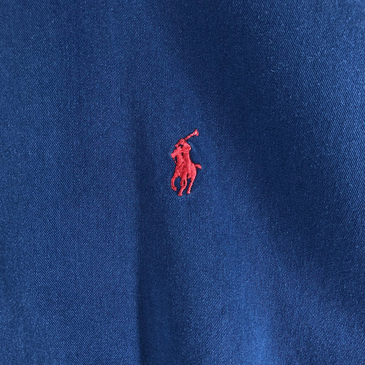 Ralph Lauren BLAKE short sleeve button down shirt, men's XL size cotton blue type Vintage Second Hand