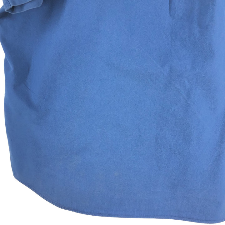 Ralph Lauren BLAKE short sleeve button down shirt, men's XL size cotton blue type Vintage Second Hand
