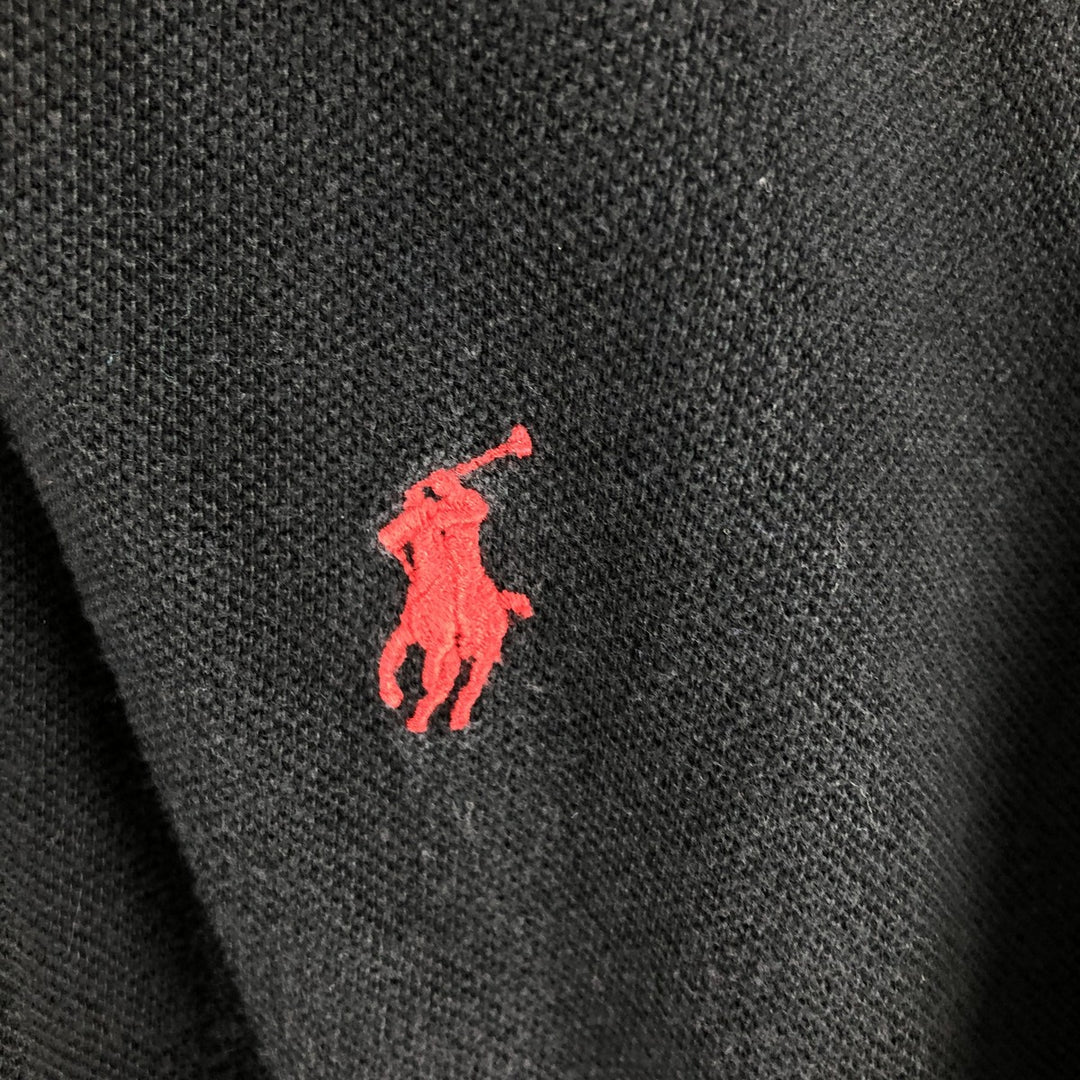 Ralph Lauren POLO by Ralph Lauren short sleeve polo shirt, men's size M cotton black type Vintage Second Hand