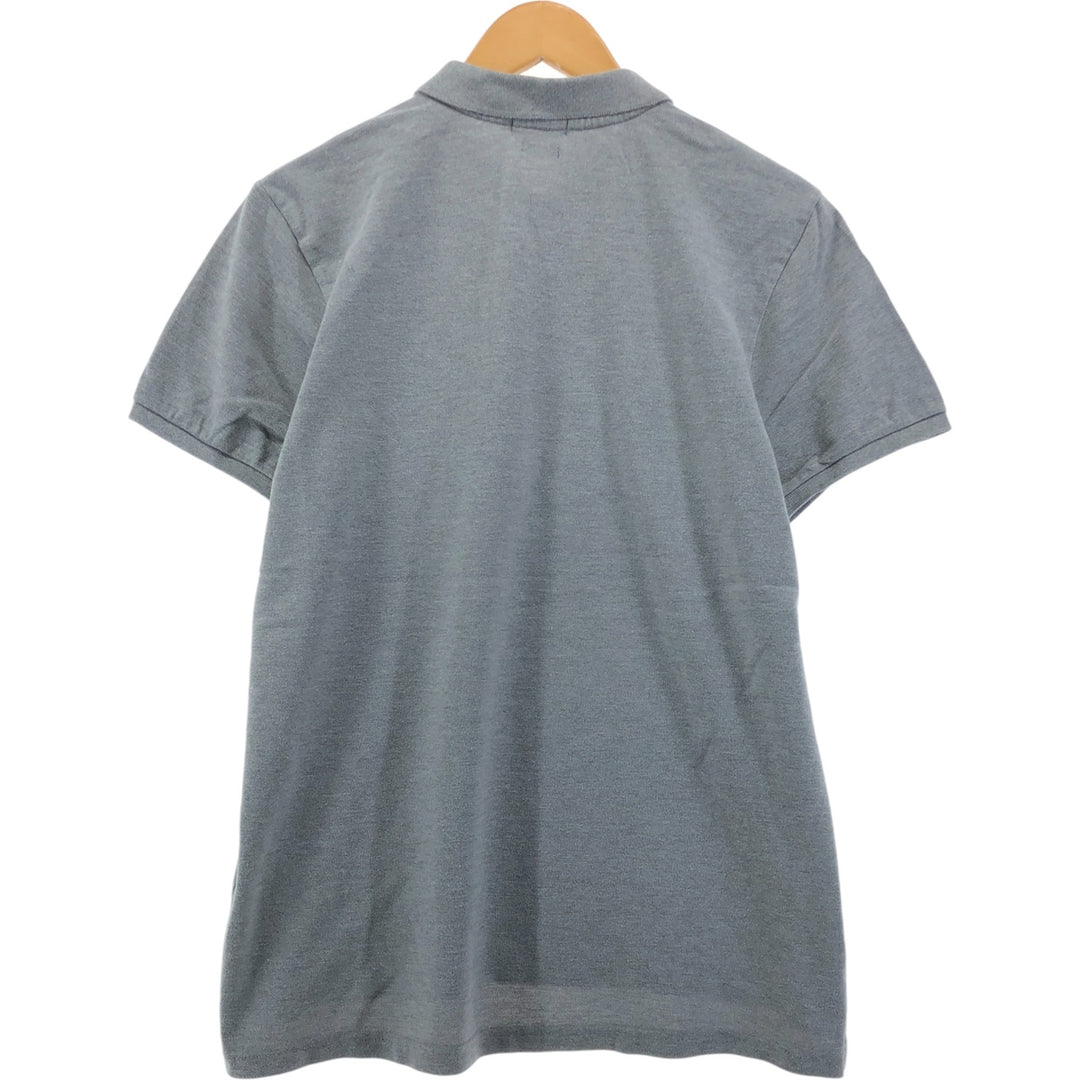 Ralph Lauren POLO RALPH LAUREN CUSTOM FIT short sleeve polo shirt men's M equivalent cotton gray type Vintage Second Hand
