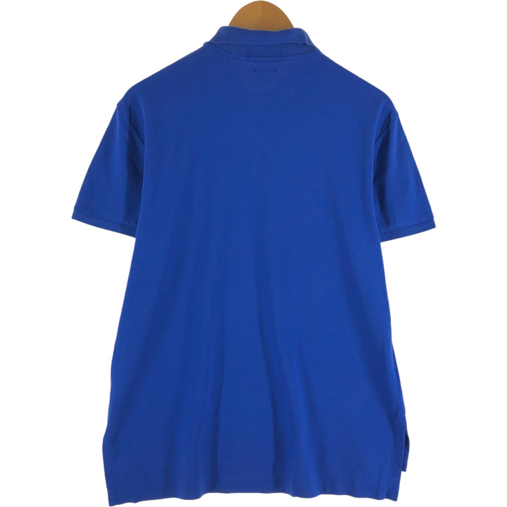 Ralph Lauren POLO by Ralph Lauren short sleeve polo shirt, men's size M cotton blue type Vintage Second Hand