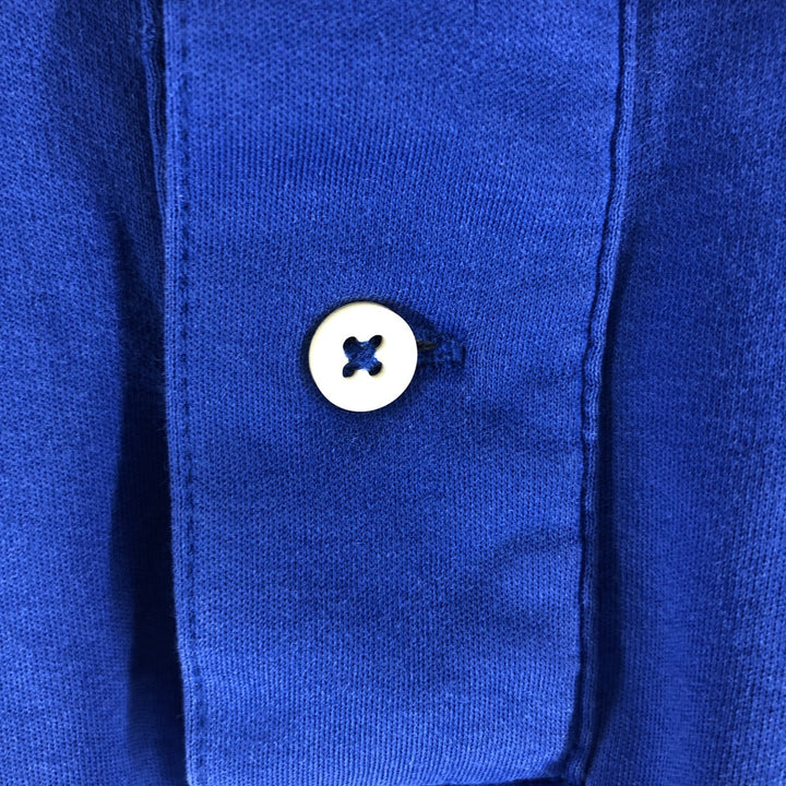 Ralph Lauren POLO by Ralph Lauren short sleeve polo shirt, men's size M cotton blue type Vintage Second Hand
