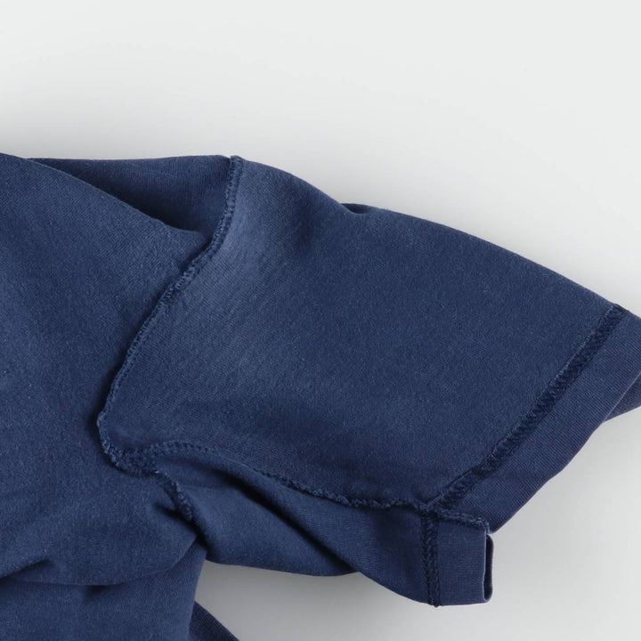 00'S Harley-Davidson Hanes Motorcycle Bike T-shirt Made in USA Men's XXL cotton navy blue type Vintage Second Hand