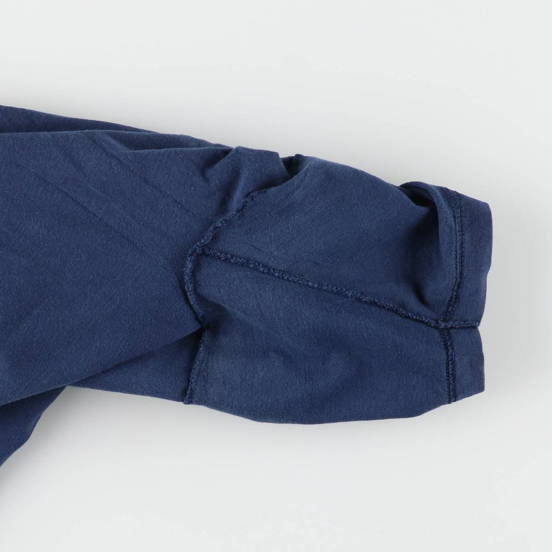 00'S Harley-Davidson Hanes Motorcycle Bike T-shirt Made in USA Men's XXL cotton navy blue type Vintage Second Hand