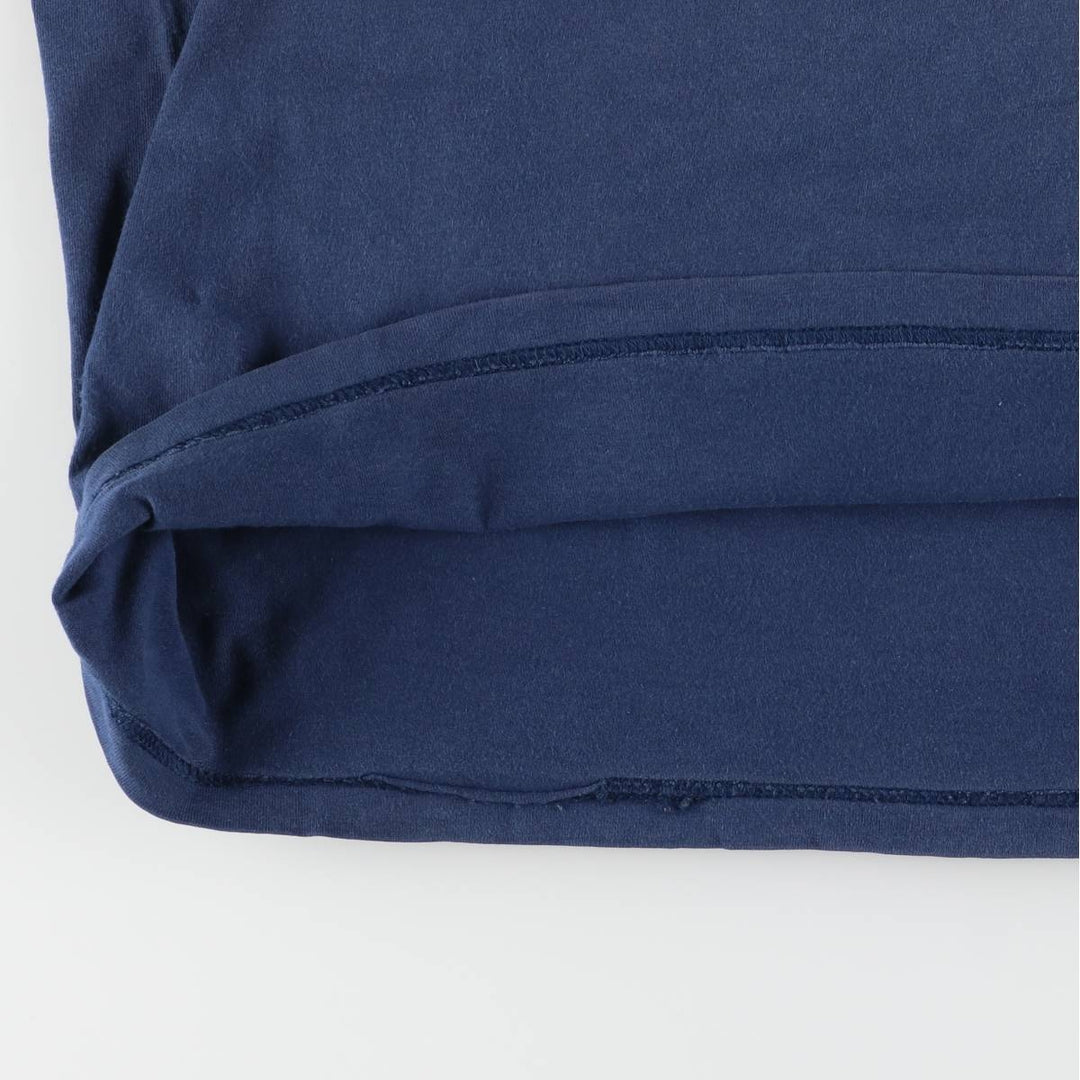 00'S Harley-Davidson Hanes Motorcycle Bike T-shirt Made in USA Men's XXL cotton navy blue type Vintage Second Hand