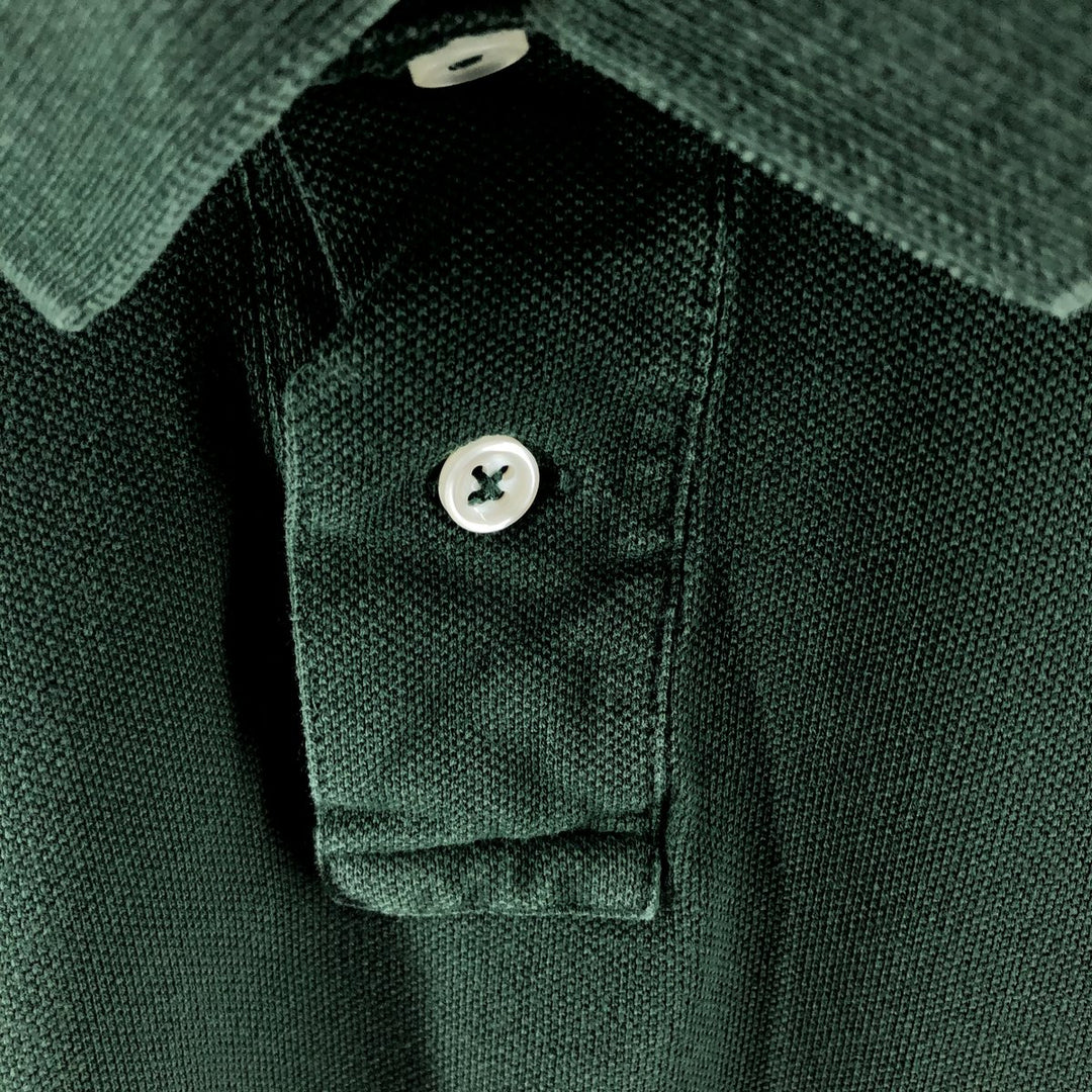 Ralph Lauren POLO by Ralph Lauren Men's L size Vintage cotton Green type dark green Vintage Second Hand