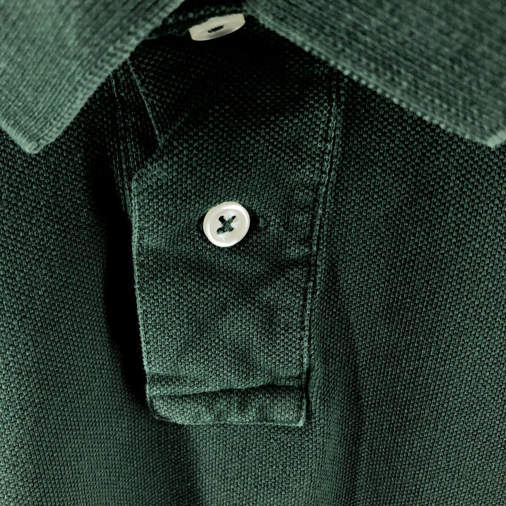 Ralph Lauren POLO by Ralph Lauren Men's L size Vintage cotton Green type dark green Vintage Second Hand