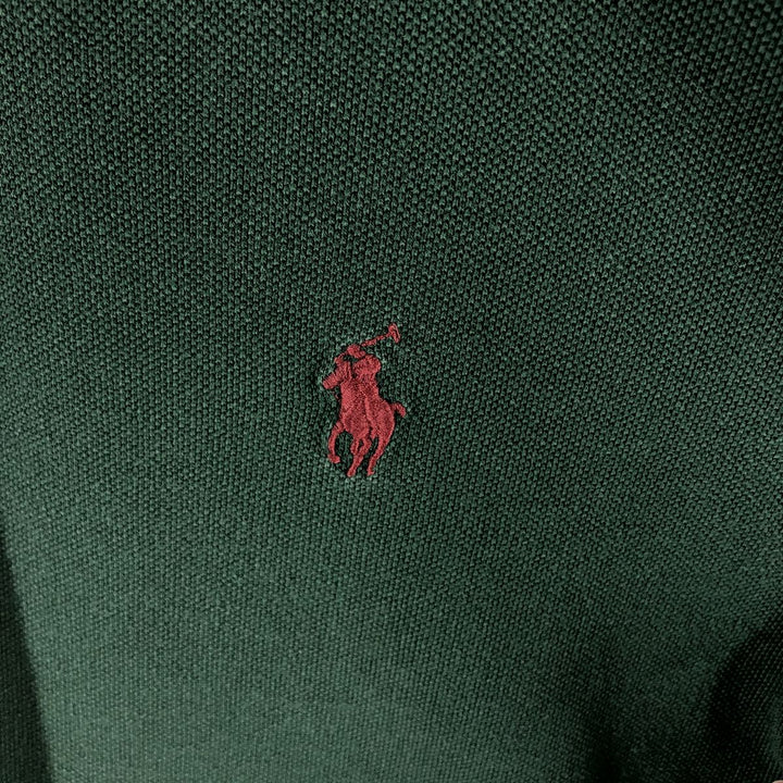 Ralph Lauren POLO by Ralph Lauren Men's L size Vintage cotton Green type dark green Vintage Second Hand