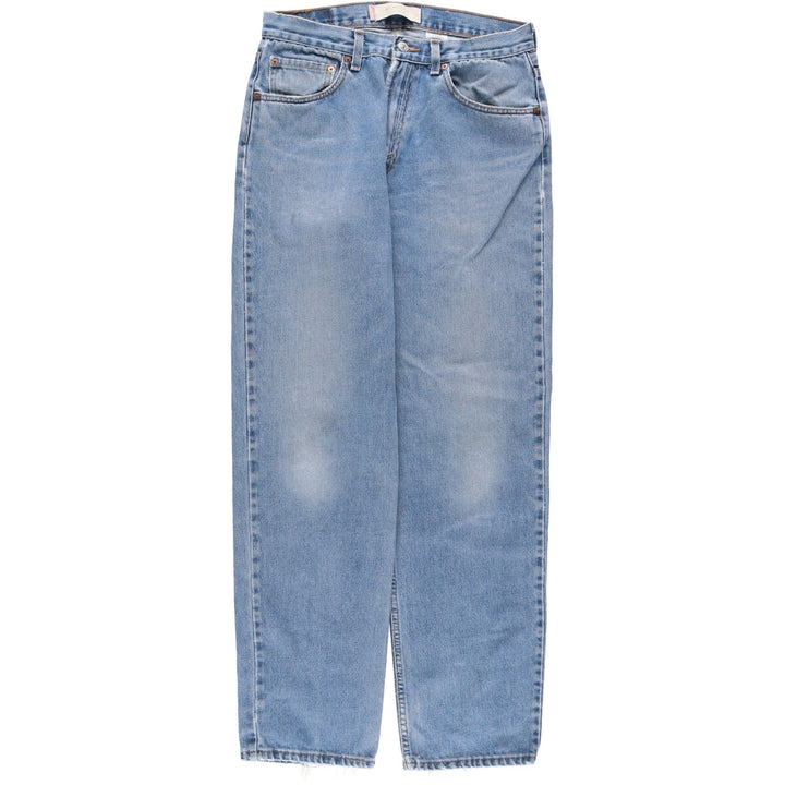 Levi's 550 Relaxed Fit Tapered Denim Pants Made in Haiti Men's W33 cotton blue type Vintage Second Hand