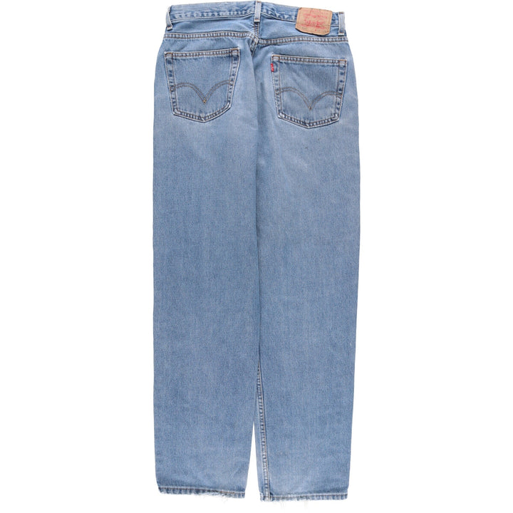 Levi's 550 Relaxed Fit Tapered Denim Pants Made in Haiti Men's W33 cotton blue type Vintage Second Hand