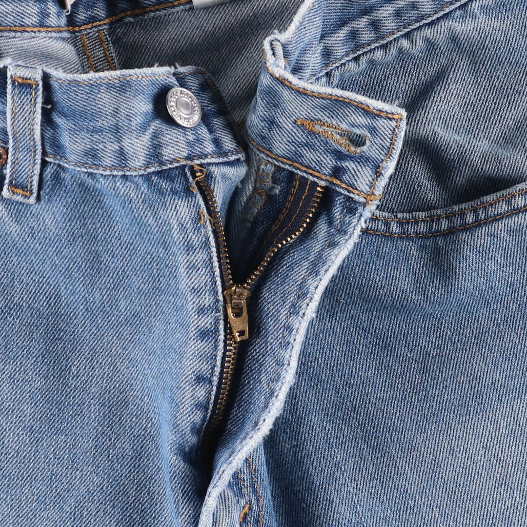 Levi's 550 Relaxed Fit Tapered Denim Pants Made in Haiti Men's W33 cotton blue type Vintage Second Hand