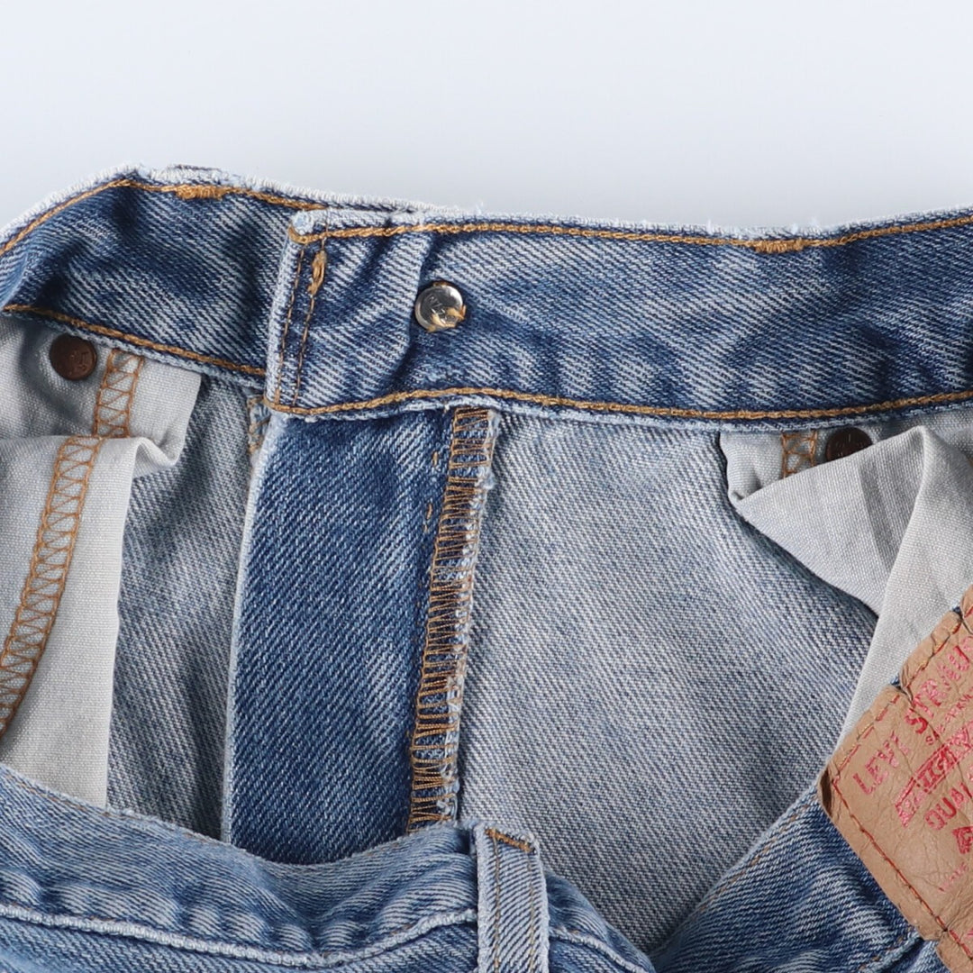 Levi's 550 Relaxed Fit Tapered Denim Pants Made in Haiti Men's W33 cotton blue type Vintage Second Hand