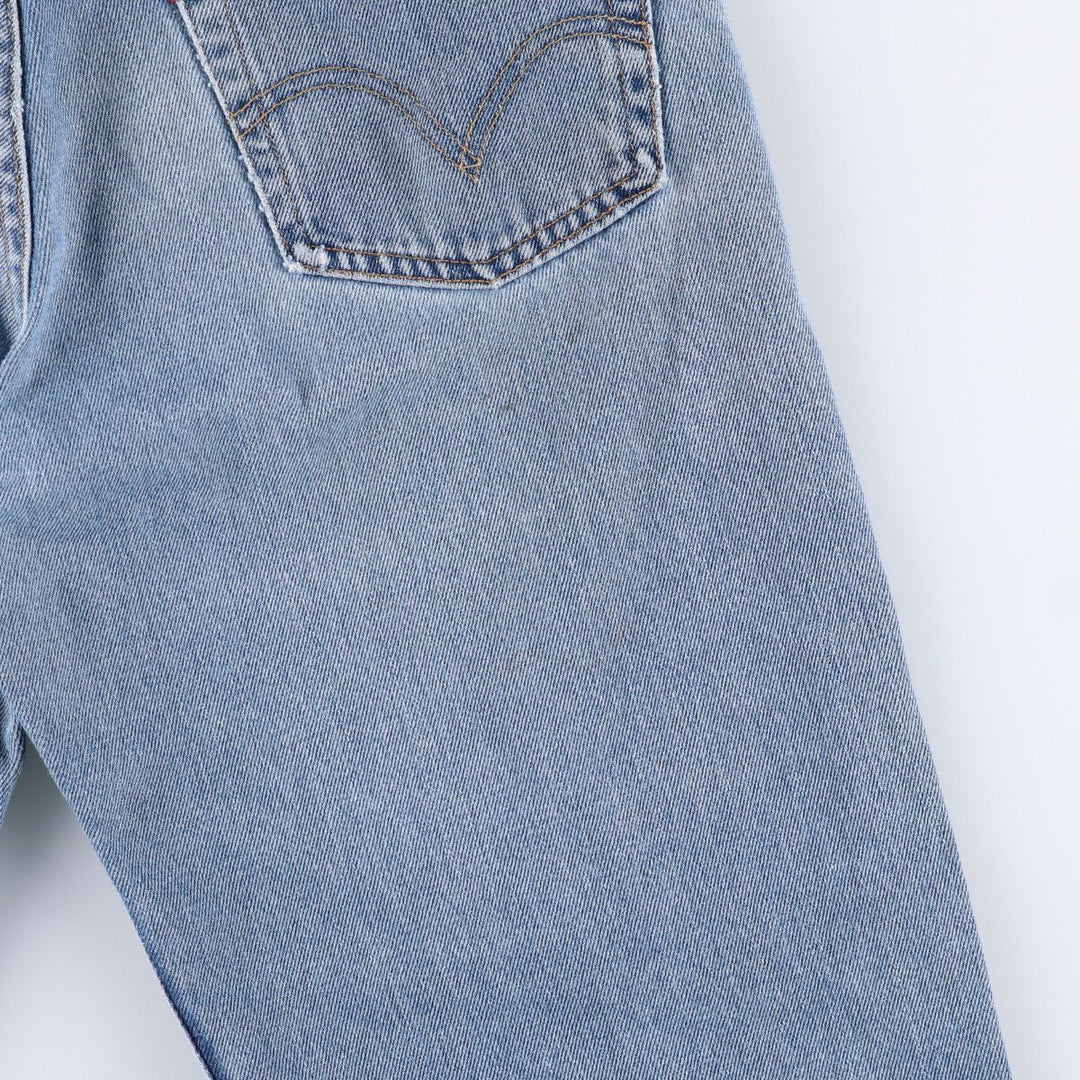 Levi's 550 Relaxed Fit Tapered Denim Pants Made in Haiti Men's W33 cotton blue type Vintage Second Hand