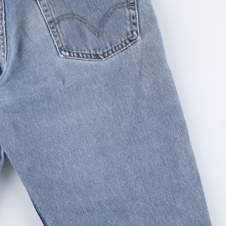 Levi's 550 Relaxed Fit Tapered Denim Pants Made in Haiti Men's W33 cotton blue type Vintage Second Hand