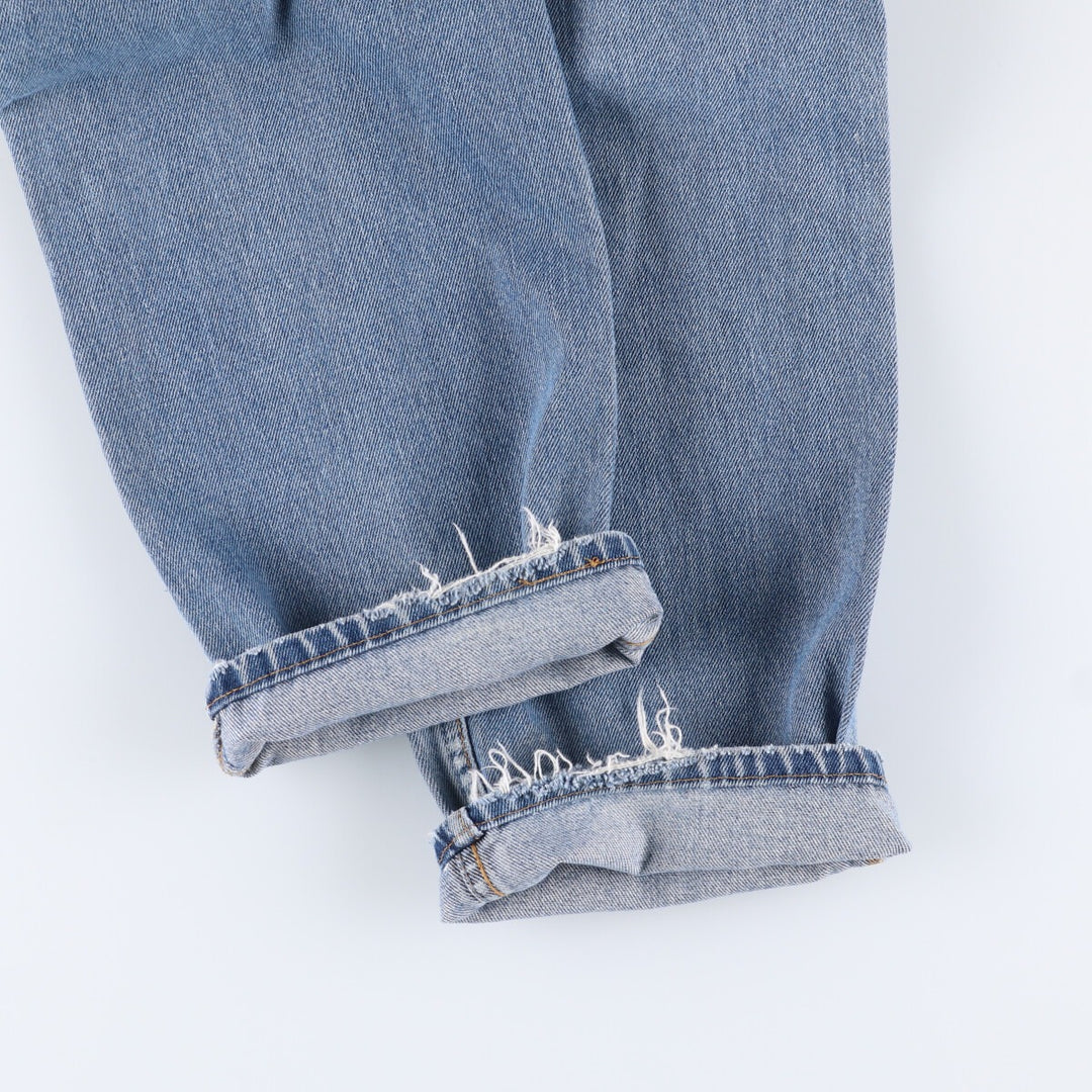 Levi's 550 Relaxed Fit Tapered Denim Pants Made in Haiti Men's W33 cotton blue type Vintage Second Hand