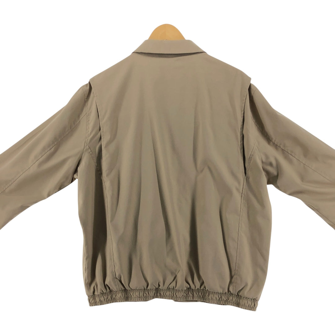 Ralph Lauren POLO RALPH LAUREN Swing Top Sports Jacket Men's L size polyester Beige type Vintage Second Hand